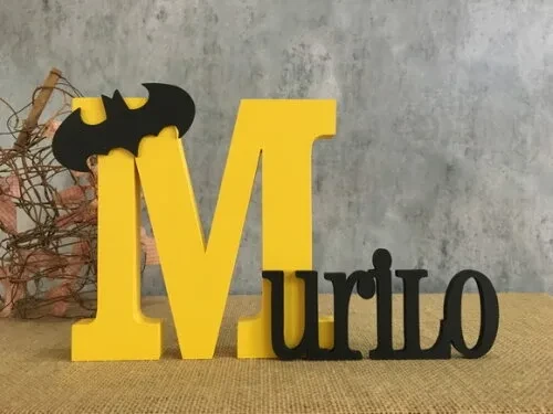 Nomes de MDF PERSONALIZADOS BATMAN
