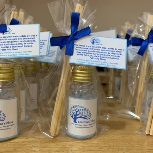 Brinde Psicologa Mini Aromatizador com Logo