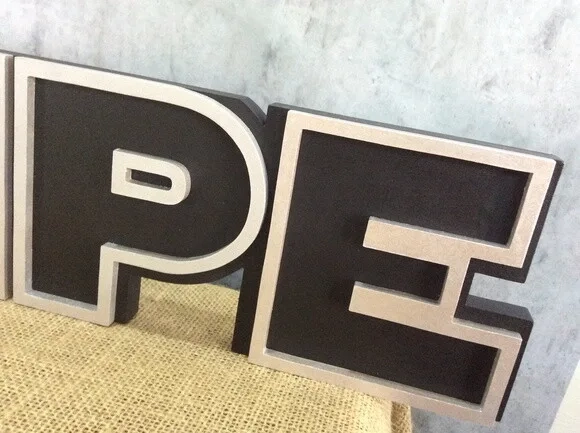 Letras Decorativas Personalizadas em MDF para Quarto de Bebê e Festas - Tema Star Wars