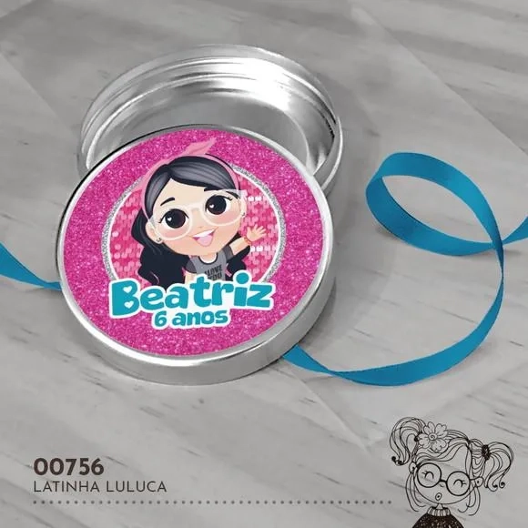 Latinha Adesivada Luluca - 00756