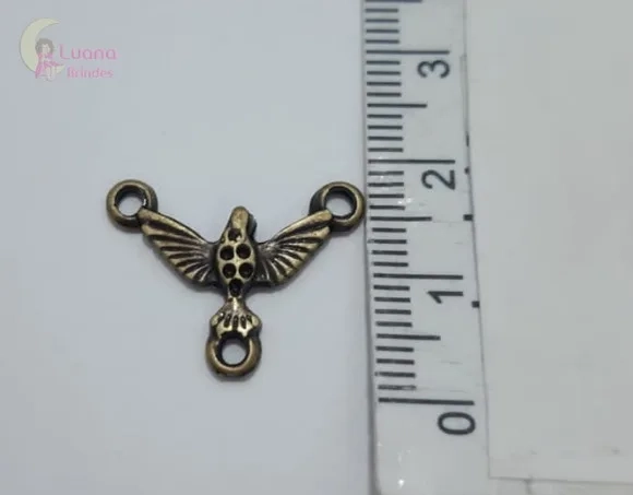 Entremeio Div. Espírito Santo Metal Ouro Velho -pct C/12 Uni