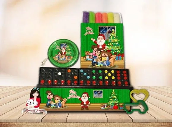 Kit Brincadeira Personalizado de Natal 2025