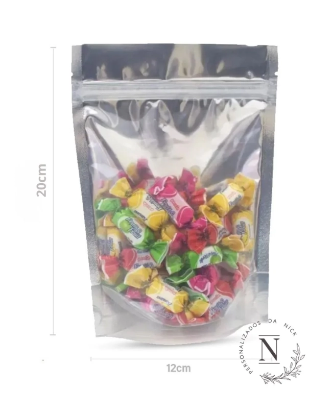 Saquinho Zip Lock 12x20 Lembrancinha Bobbie Goods