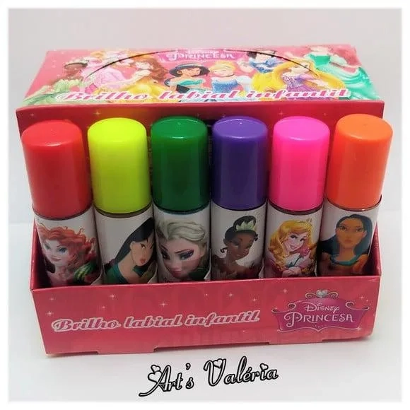 Brilho Labial Personalizado - Cor da Tampa Variada.