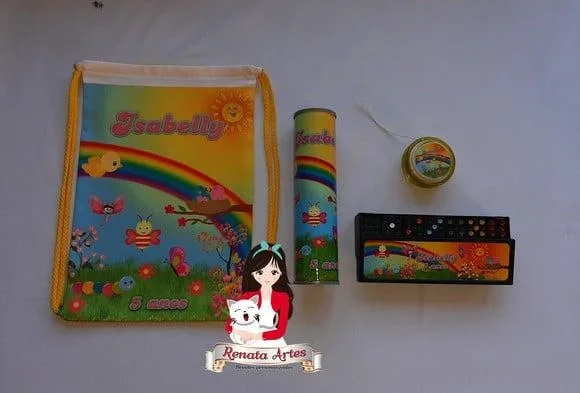 Mini Kit Jogos na Mochila Jardim Encantado
