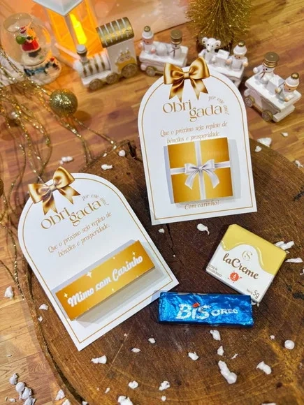 Card com Bis Natal