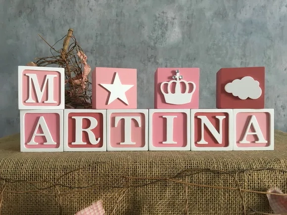 Cubos 6x6cm Ts Decoração Princesa Baby
