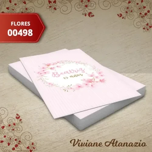 Adesivo Tubete Flores - 00498