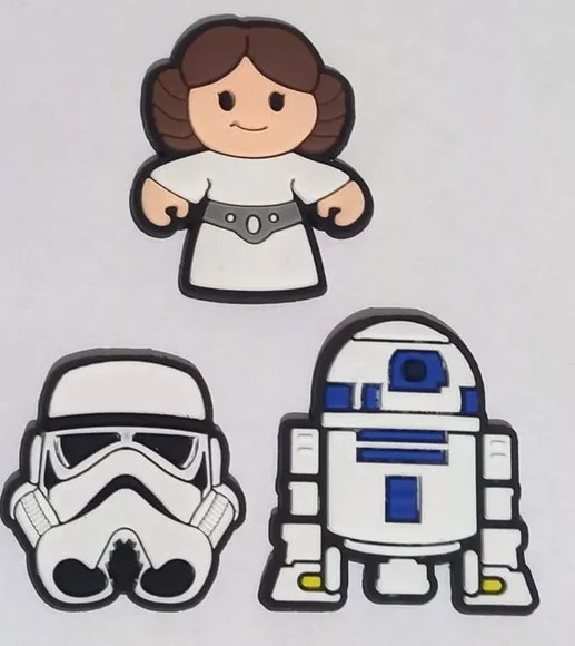 Aplique Star Wars Emborrachado - 6 Unidades'