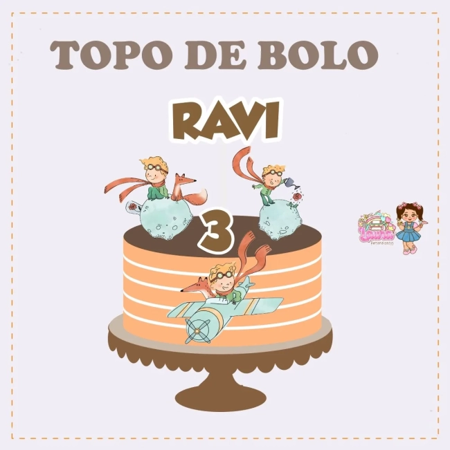 Kit Festa Só Um Bolinho O PEQUENO PRINCIPE - Decoração de Festa