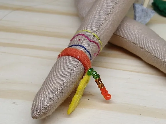 Boneca Índia de Pano