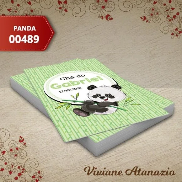 Adesivo Tubete Panda - 00489