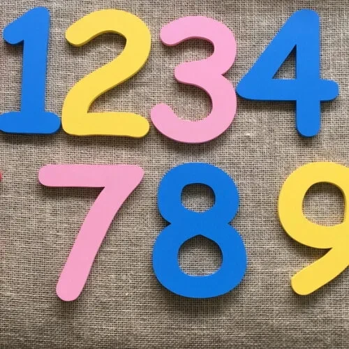 Numerais e Símbolos Matemáticos para Parede