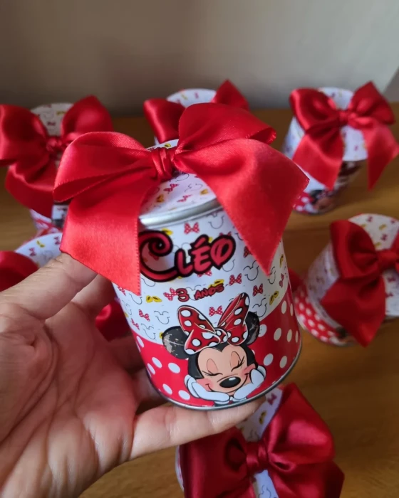 Batatinha personalizada Lembrancinha Minnie