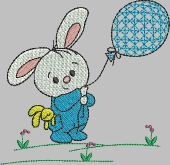Matriz de Bordado Coelhinho Infantil