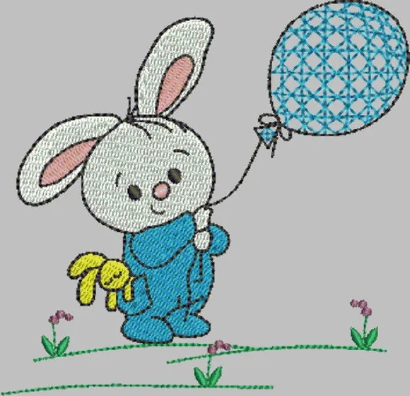 Matriz de Bordado Coelhinho Infantil