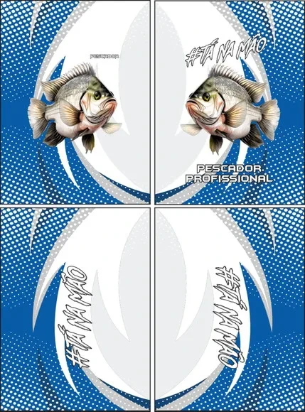 Arte Vetor Camisa Pesca-mod-0146