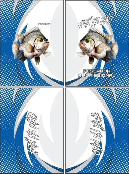 Arte Vetor Camisa Pesca-mod-0146