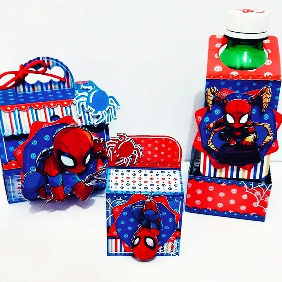 Kit 30 Lembrancinhas Homem Aranha