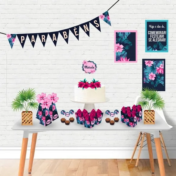 Kit 30 Lembrancinhas Floral
