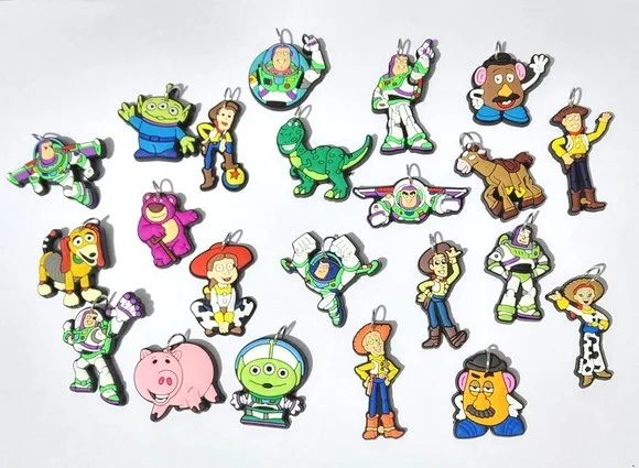 Pingente Toy Story Emborrachado Pacote com 10 Unidades