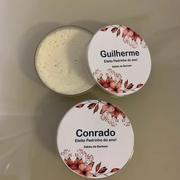 Lembrança Padrinho Casamento Sabão Barbear + Loção Pós Barba