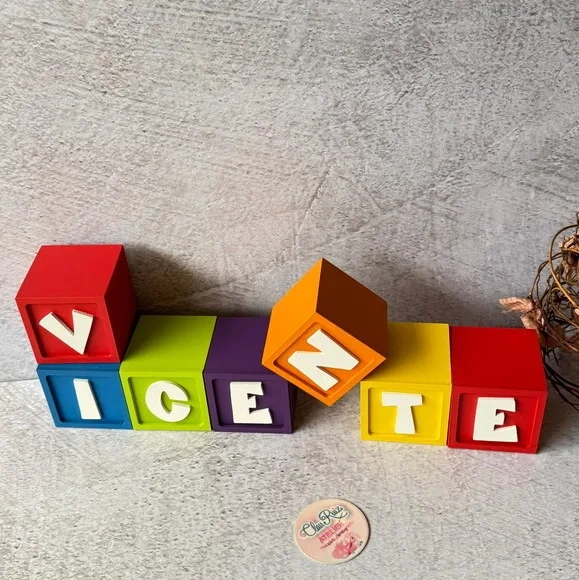 Cubos Decorativos Pocoyo Personalizados para Festa Infantil e Quarto do Bebê