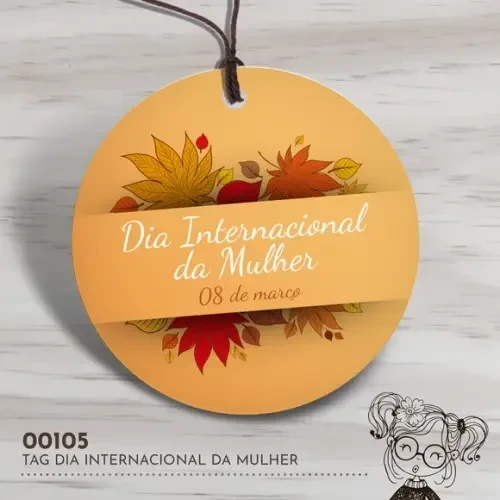 Tag Redonda Dia Internacional da Mulher - 00105