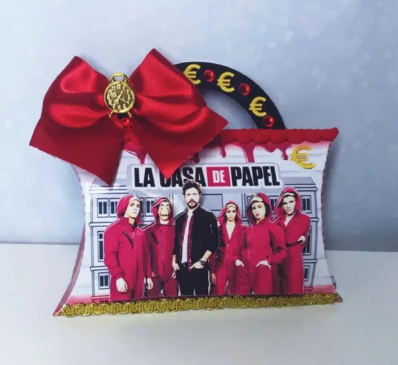 Kit 60 Lembrancinhas La Casa de Papel