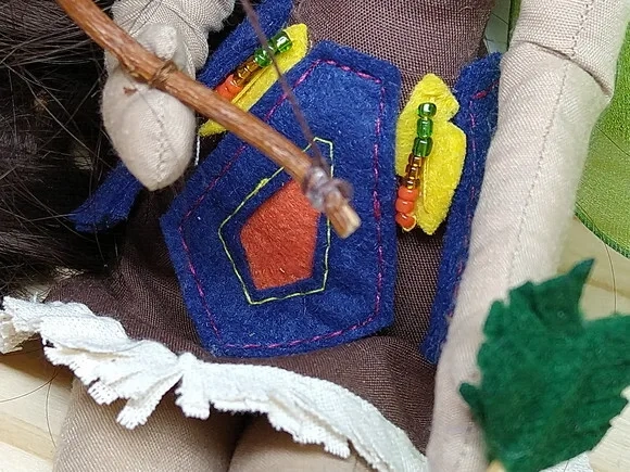 Boneca Índia de Pano