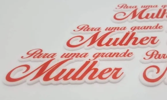 3 Plaquinhas "para Uma Grande Mulher" em Acrílico U.v.