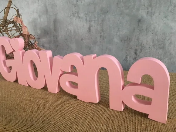 Letras de MDF -Nomes Linha CH