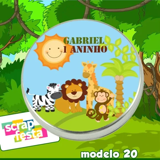 Latinhas 5x1 Festa Safari