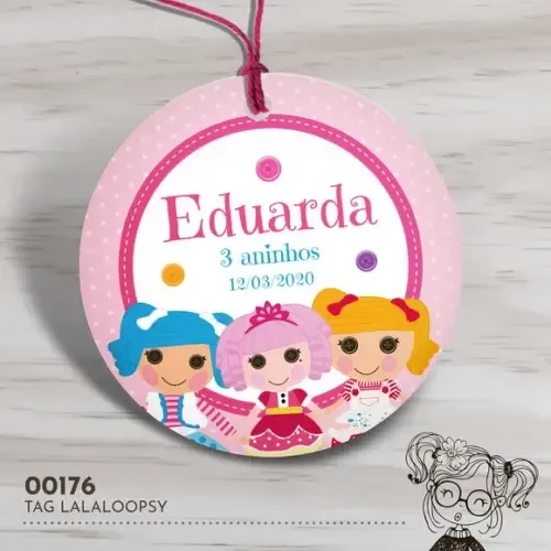 Tag Redonda Lalaloopsy - 00176