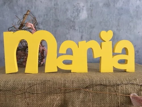Letras de MDF -Nomes