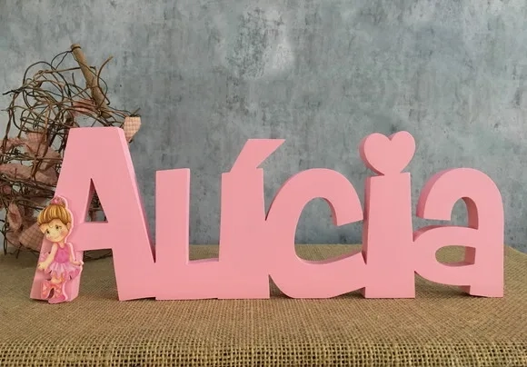 Letras de MDF -Nomes Linha CH
