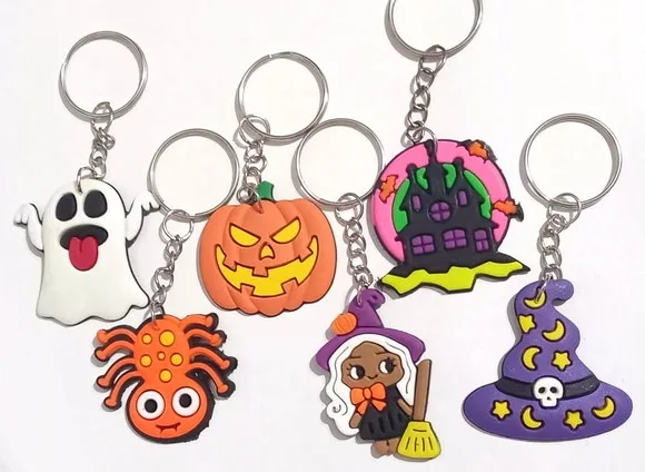 Chaveiro Halloween Emborrachados - 6 Unidades