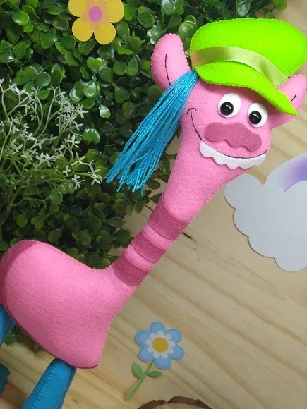 Trolls de Feltro -Cooper (Girafa)