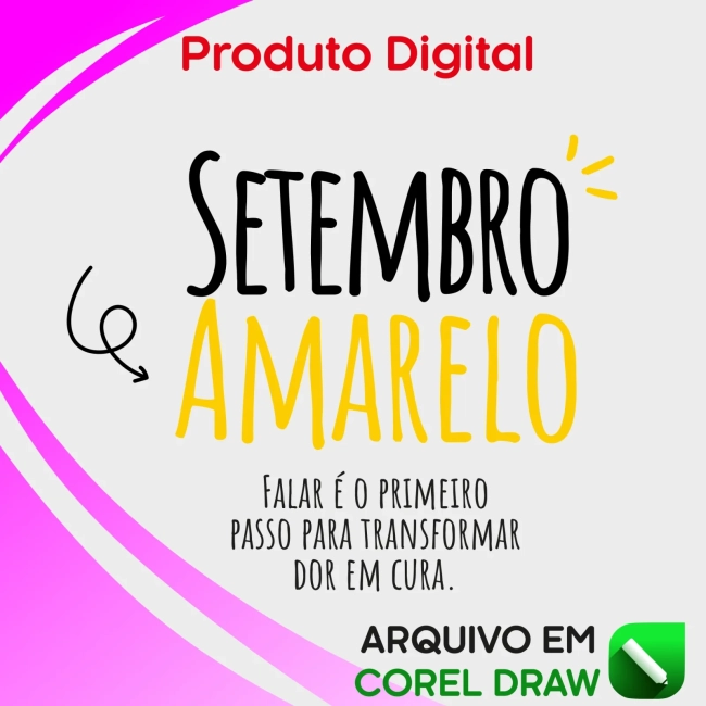 ARTE DIGITAL — SETEMBRO AMARELO