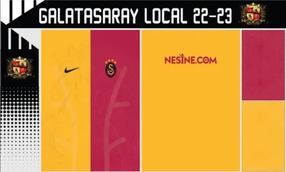 Vetores Camisa Galatasaray Local 22-23