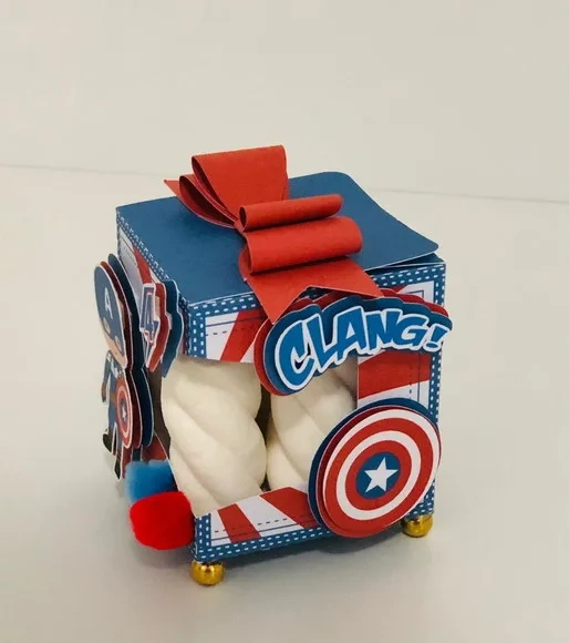 Kit 30 Lembrancinhas Capitão América