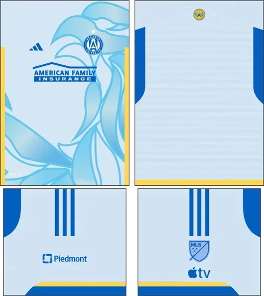 Arte Vetor Camisa Atlanta Visita 2025