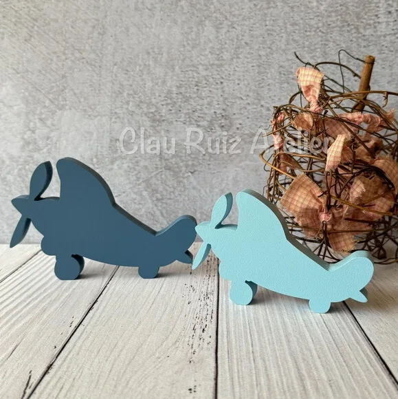 Aviãozinho de mdf Dupla- Decoração Bebê
