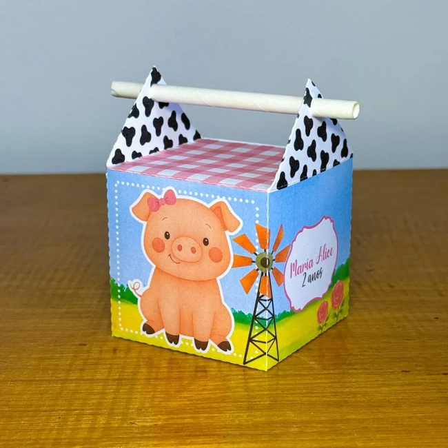 PEGUE E MONTE - Kit Festa FAZENDINHA MENINA - Decoração de Festa | Lembrancinhas | Aniversário | Personalizados