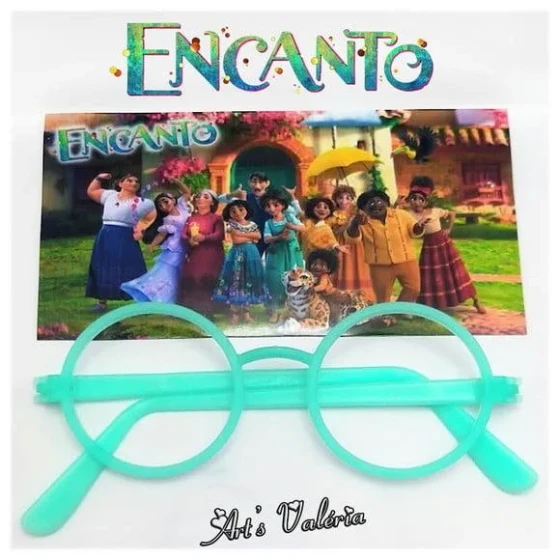 Óculos da Mirabel Encanto - Plástico sem Lentes
