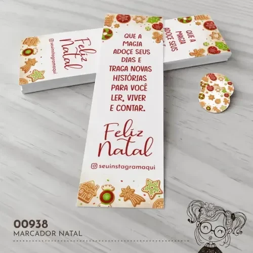 Marcador de Livro Natal - 00938