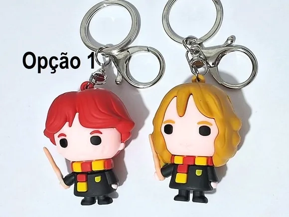 Chaveiro Harry Potter 5,5cm Pacotes com 2 Unidades