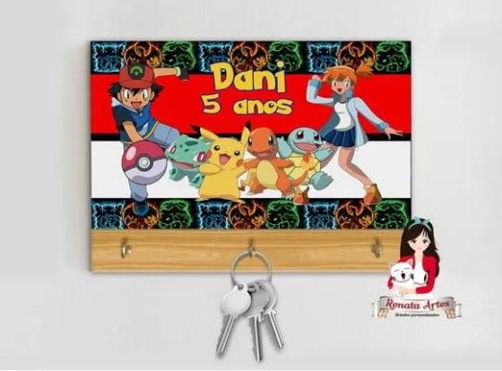 Porta Chaves Pokemon
