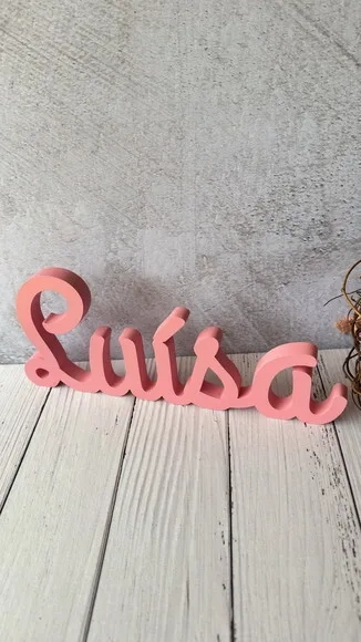 Letras de mdf -nomes - Letras Cursivas