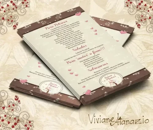 Cardápio Casamento - 00012